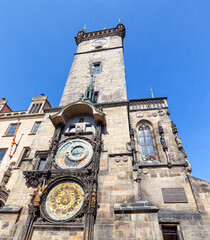 Exterior of the Prague Astronomical Clock.