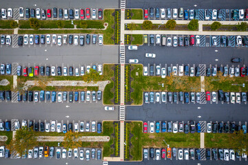 Fototapeta premium Aerial Drone of Cranbury Plainsbor Princeton
