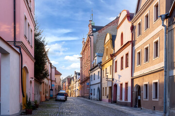 Fototapeta na wymiar Cityscape of Domažlice, Domazlice, Czech republic ,Tschechische Republik