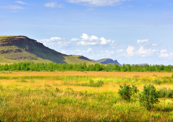 Golden mountains of Khakassia