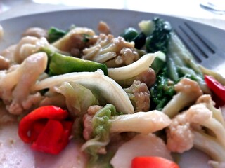 A Vegetable Dinner Or Lunch