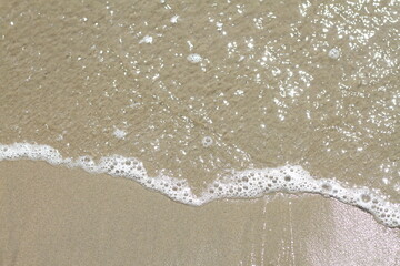 waves on the beach