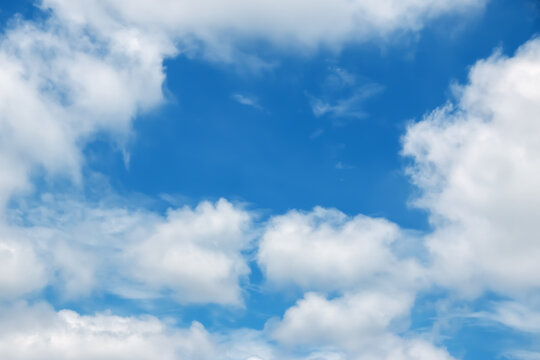 The vast blue sky and clouds sky nature background