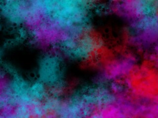 Obraz na płótnie Canvas Colorful neon smoke cloudy texture background