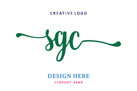SGC lettering logo is simple, easy to understand and authoritative