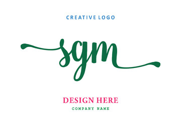 SGM lettering logo is simple, easy to understand and authoritative