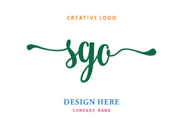 SGO lettering logo is simple, easy to understand and authoritative