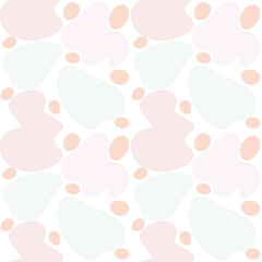 seamless background with hearts
