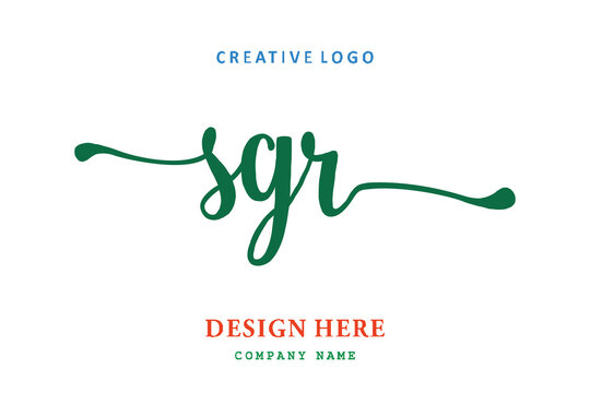 SGR lettering logo is simple, easy to understand and authoritative