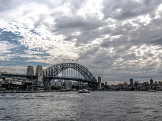 Obraz premium city harbour bridge