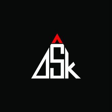 DSK letter logo creative design. DSK unique design, OSK letter logo creative design. OSK unique design

