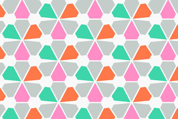 Triangle pattern background, abstract geometric, colorful design vector