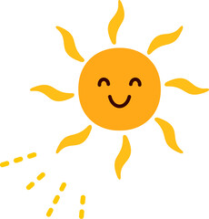 笑顔の太陽のキャラクター