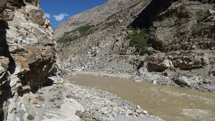 beautiful landscapes of spiti valley ,himachal pradesh ,India