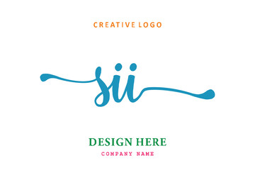 SII lettering logo is simple, easy to understand and authoritative