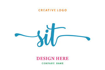 SIT lettering logo is simple, easy to understand and authoritative