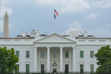 White House, presidential seat and landmark symbol of power and democracy in Western Hemisphere...