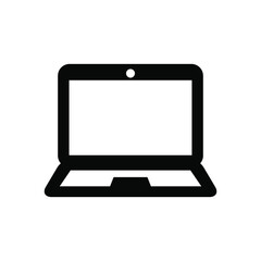 Laptop icon vector graphic
