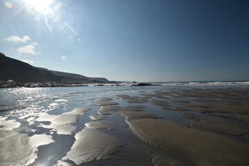 Fototapeta premium Strangles Beach North Cornish Coast