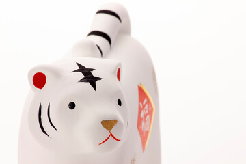 寅年の年賀素材、白虎