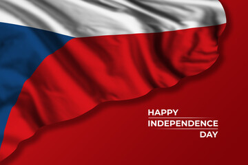 Czech Republic independence day card