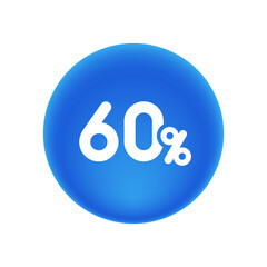 60% - Sticker