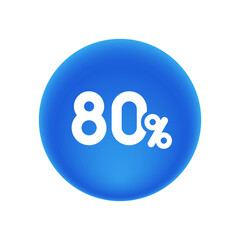 80% - Sticker