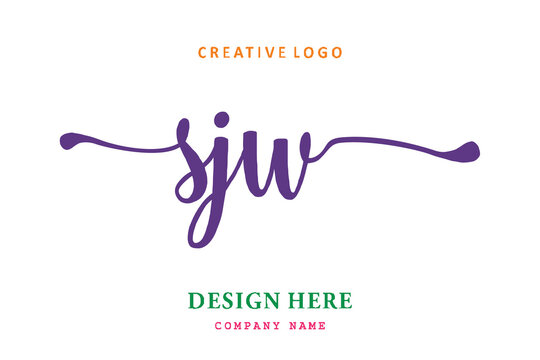 SJW lettering logo is simple, easy to understand and authoritative