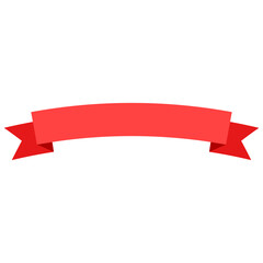 red ribbon banner.