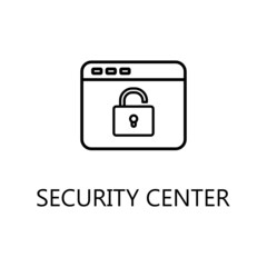 Security icon. Trendy flat vector Security icon on white background, vector illustration can be use for web and mobile