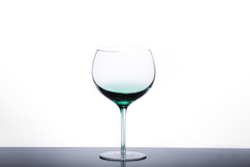 empty wine glass
