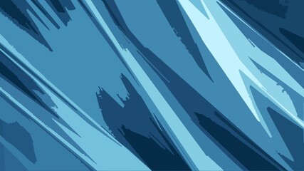 Abstract image with shades of blue. Simplified minimalism in contemporary art.