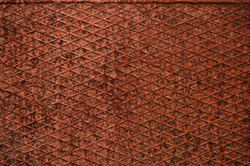 Rust texture on metal background.