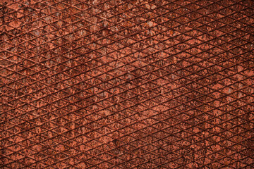 Relief rusty pattern. Rust texture on metal background.
