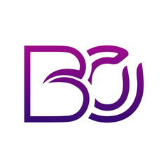 Creative BO logo icon design