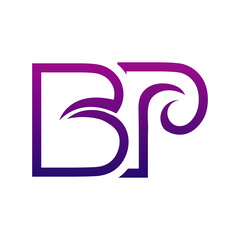 Creative BP logo icon design