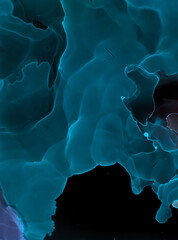 Alcohol Ink Texture. Oil Fluid Ancient Design.