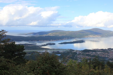 Obraz premium view on the bay of kotor, Montenegro, Europe