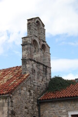 Fototapeta na wymiar historic church called Santa Maria, Budva, Montenegro, Europe