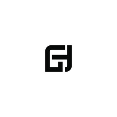gr latter vector logo abstrack