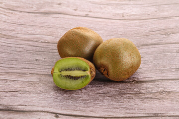 Sweet ripe and juicy kiwi fruit