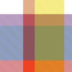 Rainbow Plaid Tartan Checkered Seamless Pattern