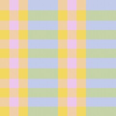 Rainbow Pastel Plaid textured Seamless Pattern