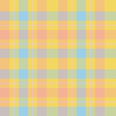 Rainbow Pastel Plaid textured Seamless Pattern