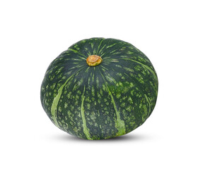 Japanese pumpkin on white background