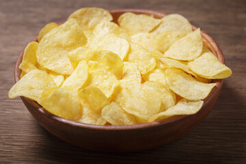 bowl of potato chips