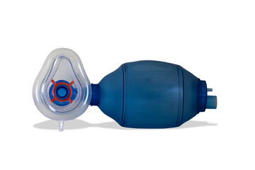 Ambubag isolated on white background