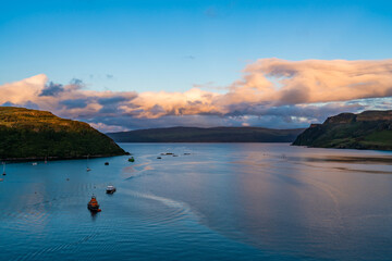 Sunset over Loch Portree