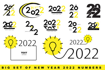 Creative Innovation 2022 Concept. New Year Idea Icon