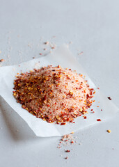Sea Salt mixed with chilli pepper